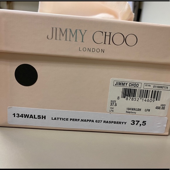 Jimmy Choo Raspberry Flats - Picture 5 of 6